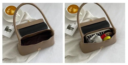 KissICON Women's Shoulder Handbag – Solid Color Hand