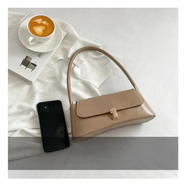 KissICON Women's Shoulder Handbag – Solid Color Hand