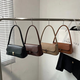 KissICON Women's Shoulder Handbag – Solid Color Hand