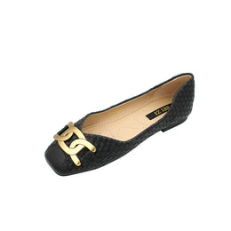 KissICON Women's Single Shoes 2021 New Shallow Metal Buckle