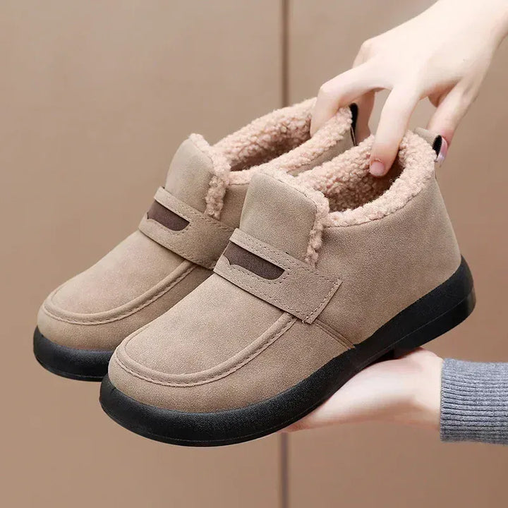 Women's Snow Boots Soft Loafers Women's Winter Korean