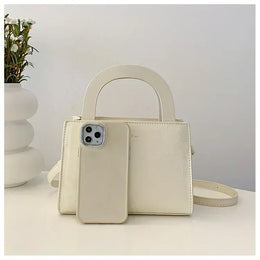 KissICON Women's Solid Color Handbag – High-quality Texture