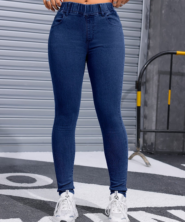 jkthpu-45 Women's Stretch Skinny Jeans - Non-See-Through Stretchy Pants,