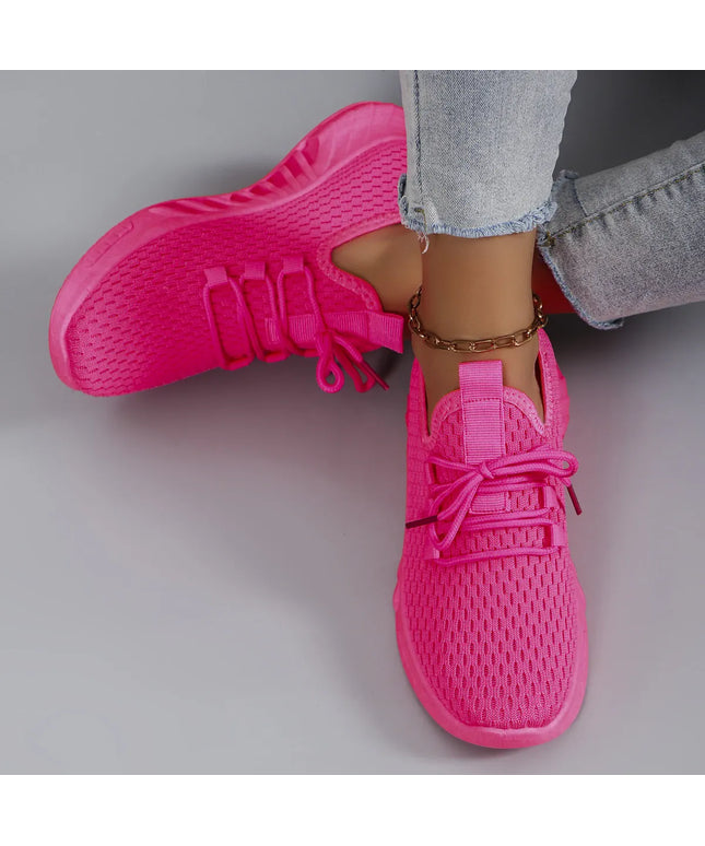 Dropshipman Women's summer breathable mesh flat shoes women's shoes casual sports shoes, clearance free shipping