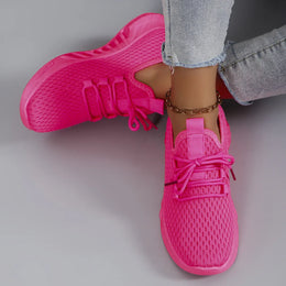 Dropshipman Women's summer breathable mesh flat shoes women's shoes casual sports shoes, clearance free shipping