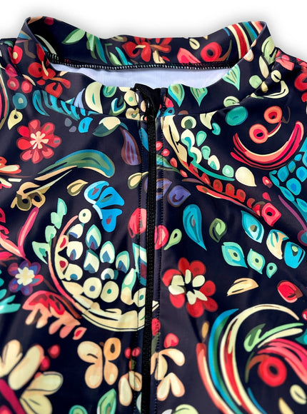 KissICON Women's Tankini – Ethnic Print Curve