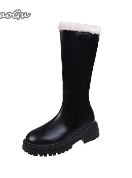 KissICON Women's Winter Short/Long Tube Cotton Boots Thick Sole