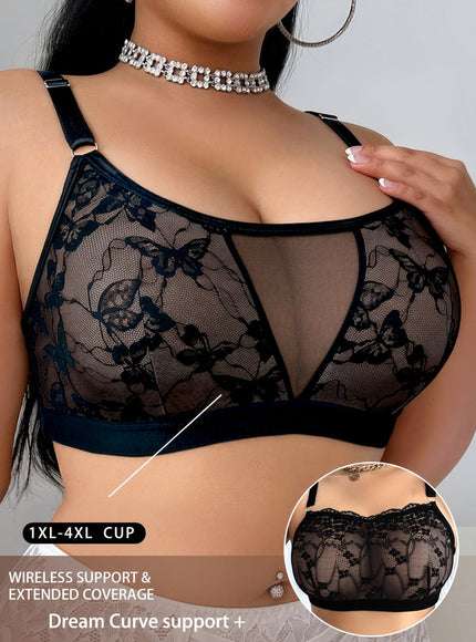 KissICON Women's Wire-free Bra – Full-coverage