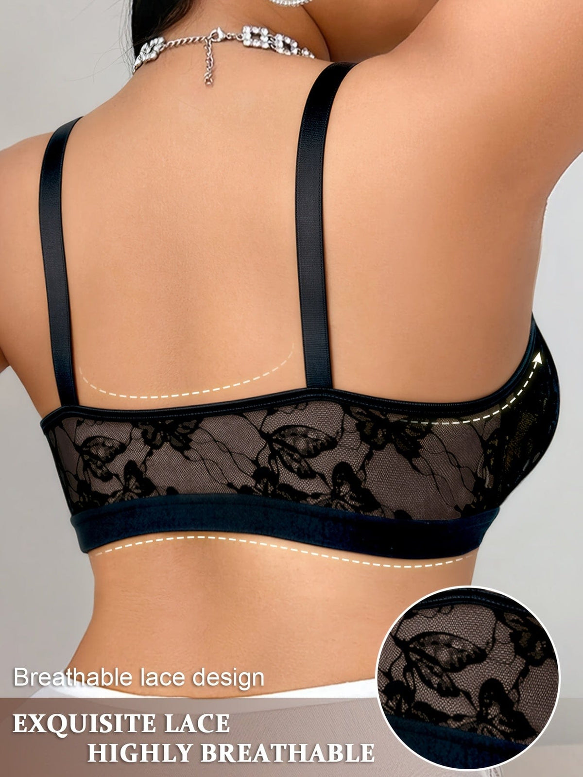 KissICON Women's Wire-free Bra – Full-coverage