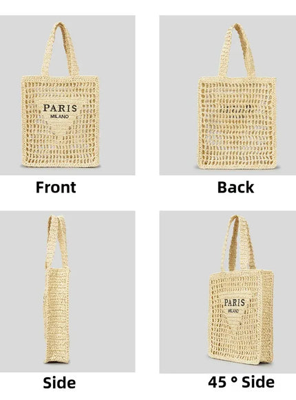 KissICON Women's Woven Tote – Shoulder Daily Commuting
