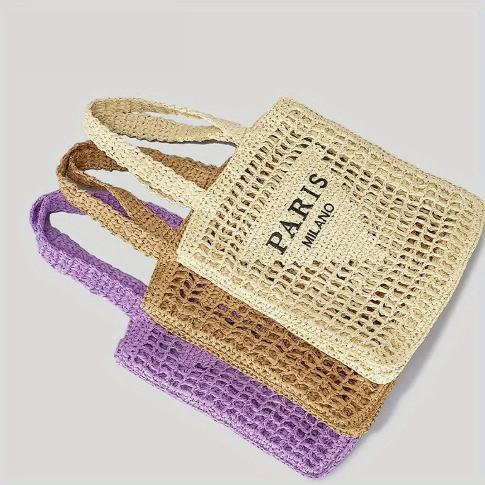 KissICON Women's Woven Tote – Shoulder Daily Commuting
