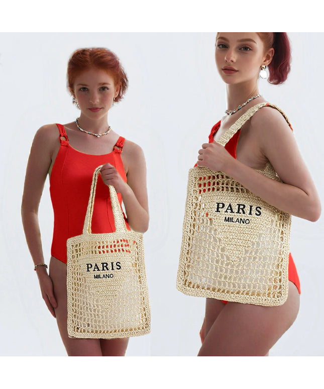 KissICON Women's Woven Tote – Shoulder Daily Commuting