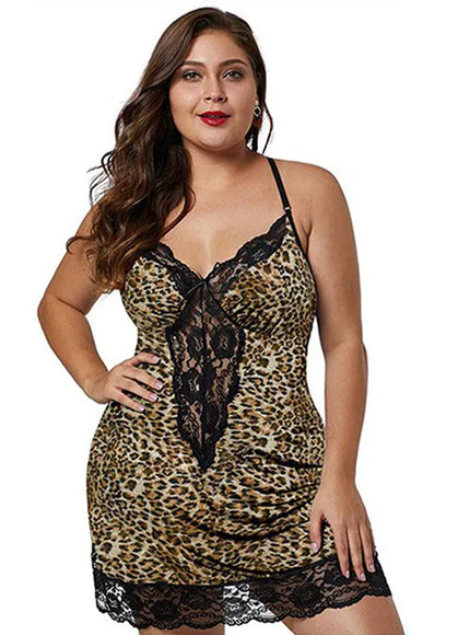 KissICON Women Spaghetti Straps Nightgowns Lace Sexy Sleepdress Plus Size Nightdress Satin Lingerie Sets Women's Pajamas Home Clothes