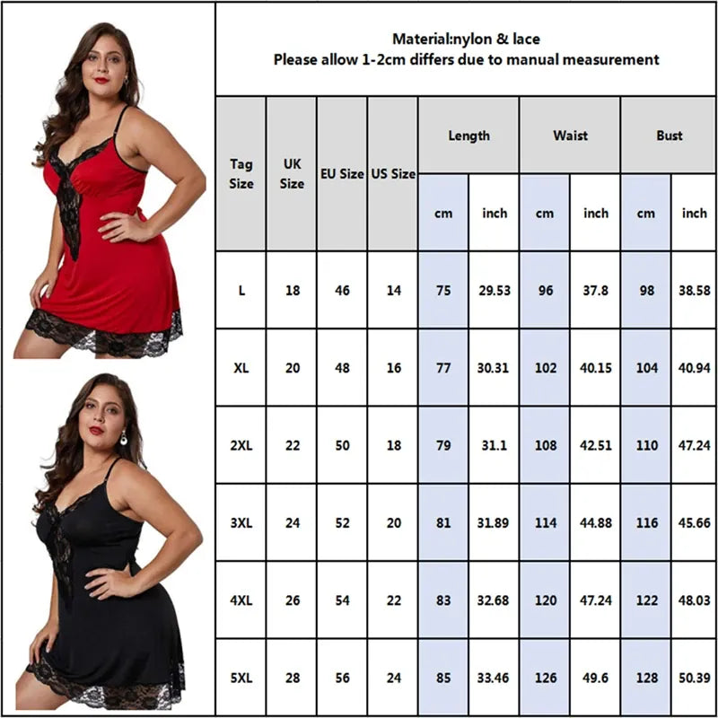 KissICON Women Spaghetti Straps Nightgowns Lace Sexy Sleepdress Plus Size Nightdress Satin Lingerie Sets Women's Pajamas Home Clothes