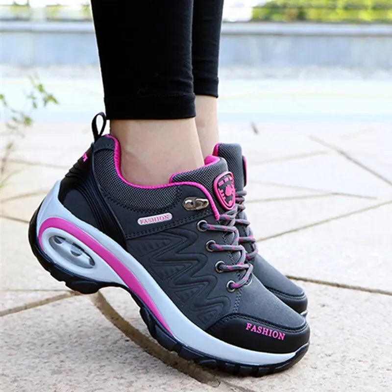 Dropshipman Women Sports Shoes Platform Sneakers Fashion Outdoor Hiking  Non-Slip Casual Shoes Low Top Running Shoes Women Footwear