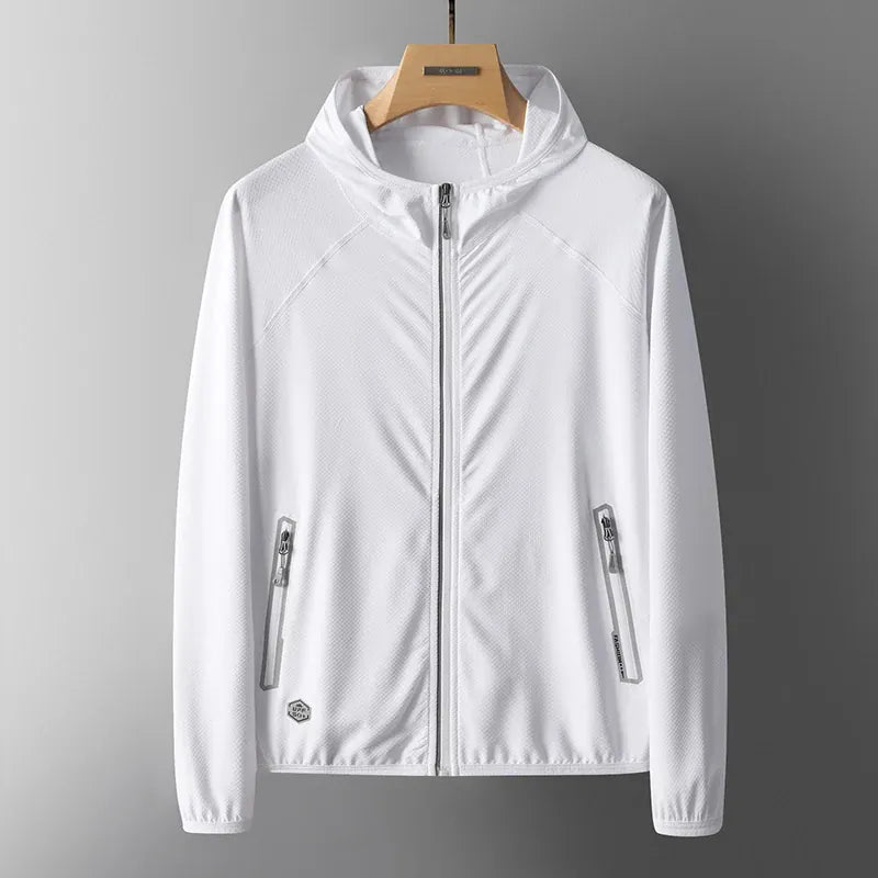 KissICON Women White / 4XL UPF 50 Ice Silk Sun Hoodie Lightweight UV Protection