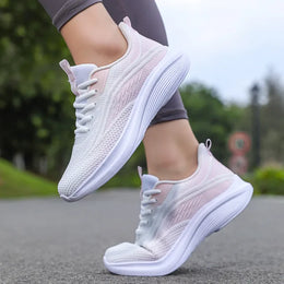 Dropshipman Womens Running Shoes Athletic Outdoor Gym Training Sneakers Walking Tennis Shoes Breathable Sport Fashion Sneakers for Ladies