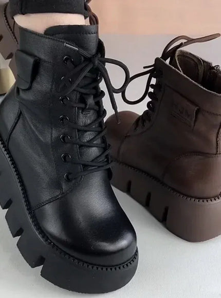 KissICON Womens Snow Boots 2024 Winter New Platform Cotton