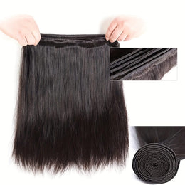 KissICON Womens Yaki Straight Hair Extensions - Heat Resistant