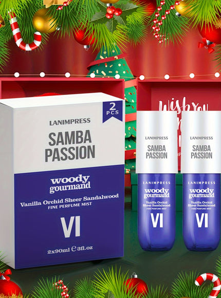 KissICON Woody Gourmet Seasoning KissIcon Brazilian Body Mist Duo - Long-Lasting Gourmand