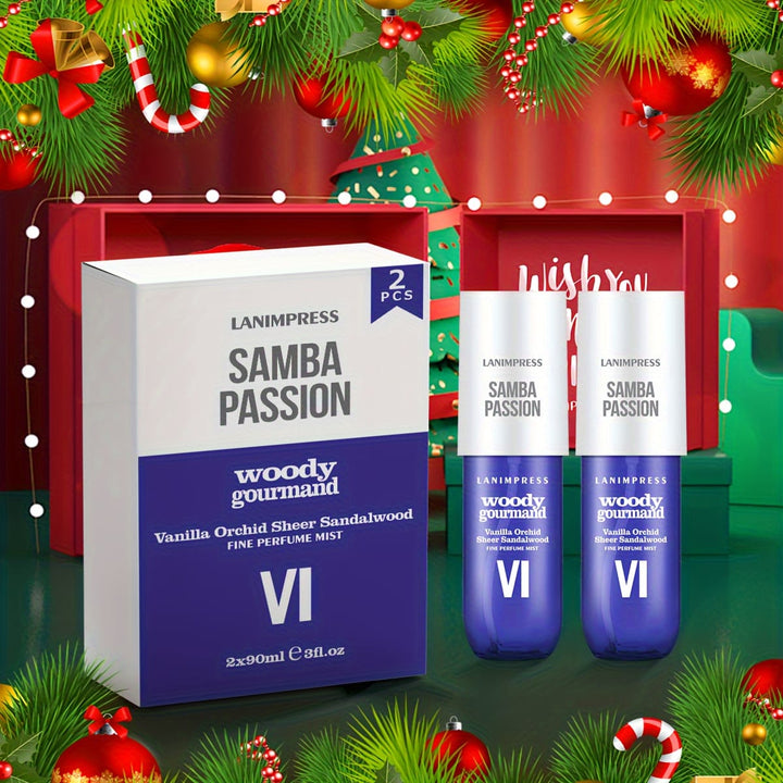 KissIcon Brazilian Body Mist Duo - Long-Lasting Gourmand