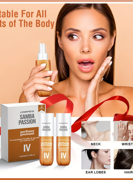 KissICON Woody Gourmet Seasoning KissIcon Vanilla Gourmand Body Spray Duo - Long
