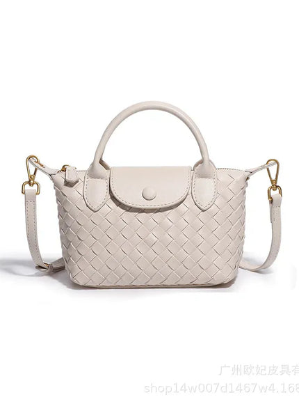 KissICON Woven Small Jiaozi Texture Popular Advanced Shoulder