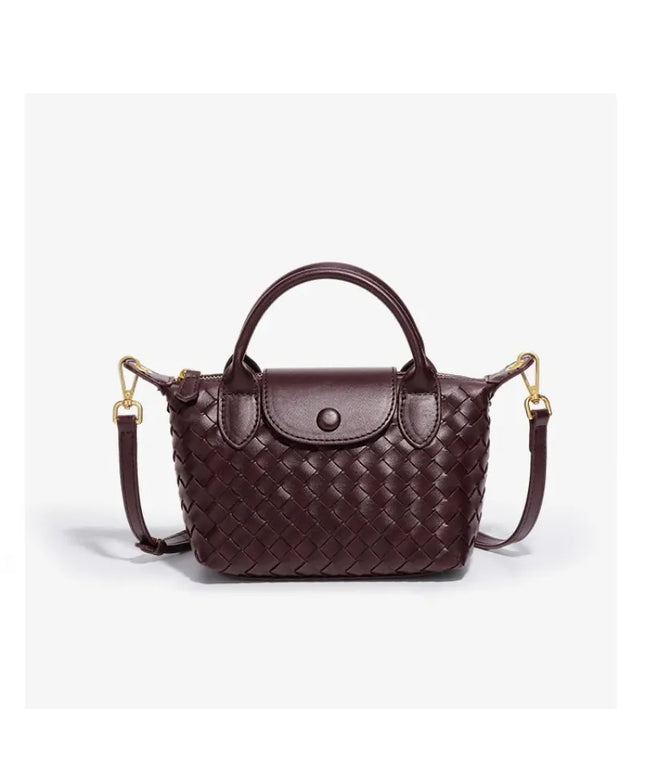 KissICON Woven Small Jiaozi Texture Popular Advanced Shoulder