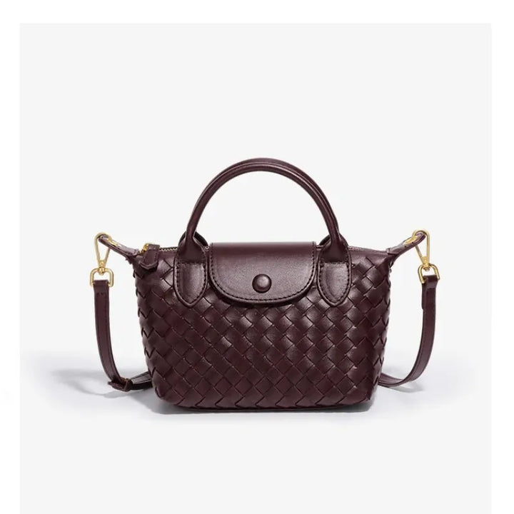 Woven Small Jiaozi Texture Popular Advanced Shoulder