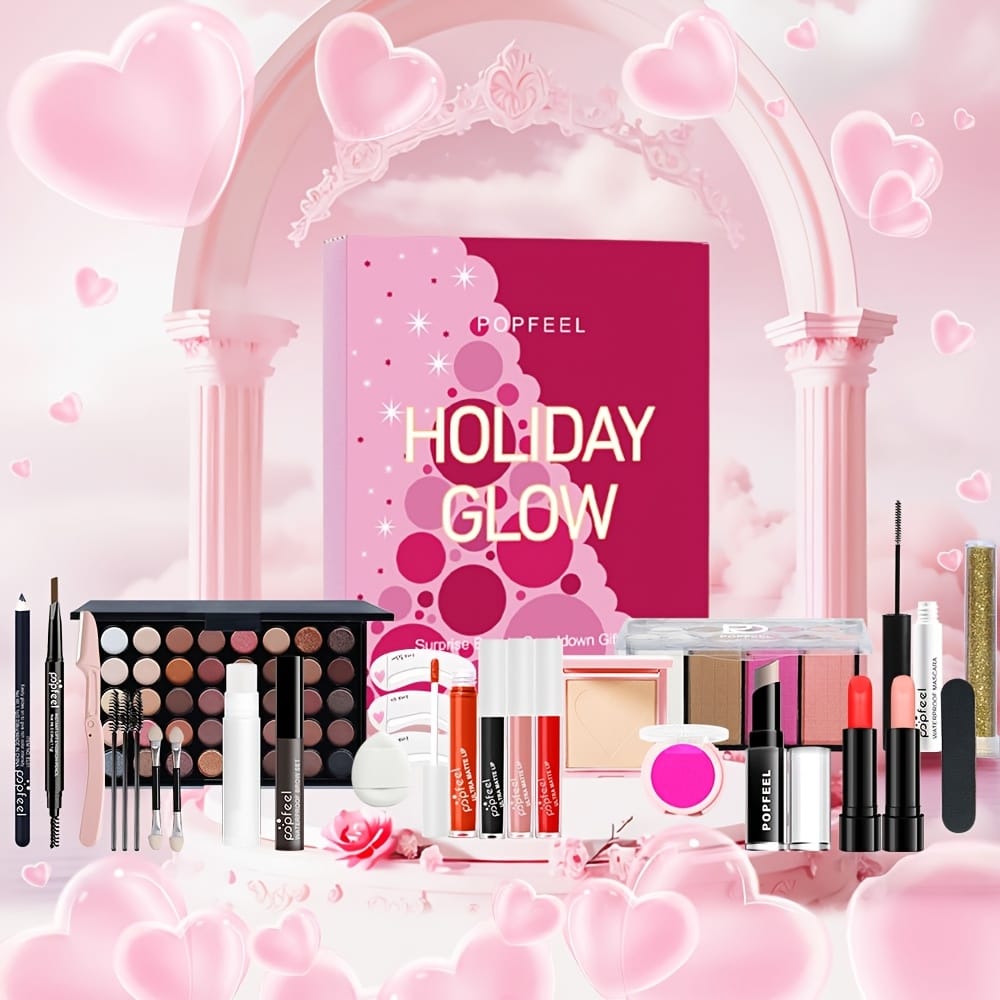 KissICON WOW003 Popfeel Surprise Makeup Countdown Calendar Gift Set