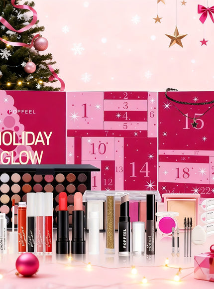 KissICON WOW003 Popfeel Surprise Makeup Countdown Calendar Gift Set