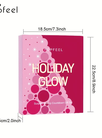 KissICON WOW003 Popfeel Surprise Makeup Countdown Calendar Gift Set