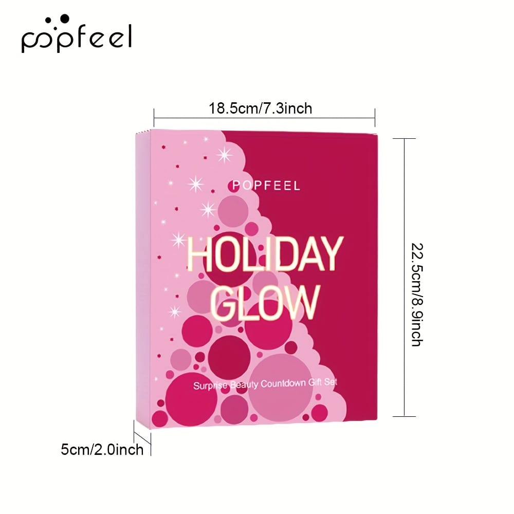 KissICON WOW003 Popfeel Surprise Makeup Countdown Calendar Gift Set