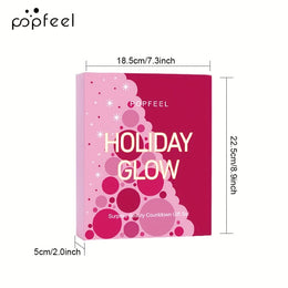 KissICON WOW003 Popfeel Surprise Makeup Countdown Calendar Gift Set