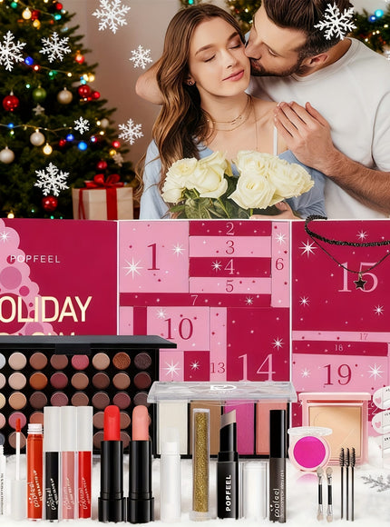 KissICON WOW003 Popfeel Surprise Makeup Countdown Calendar Gift Set