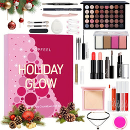 KissICON WOW003 Popfeel Surprise Makeup Countdown Calendar Gift Set