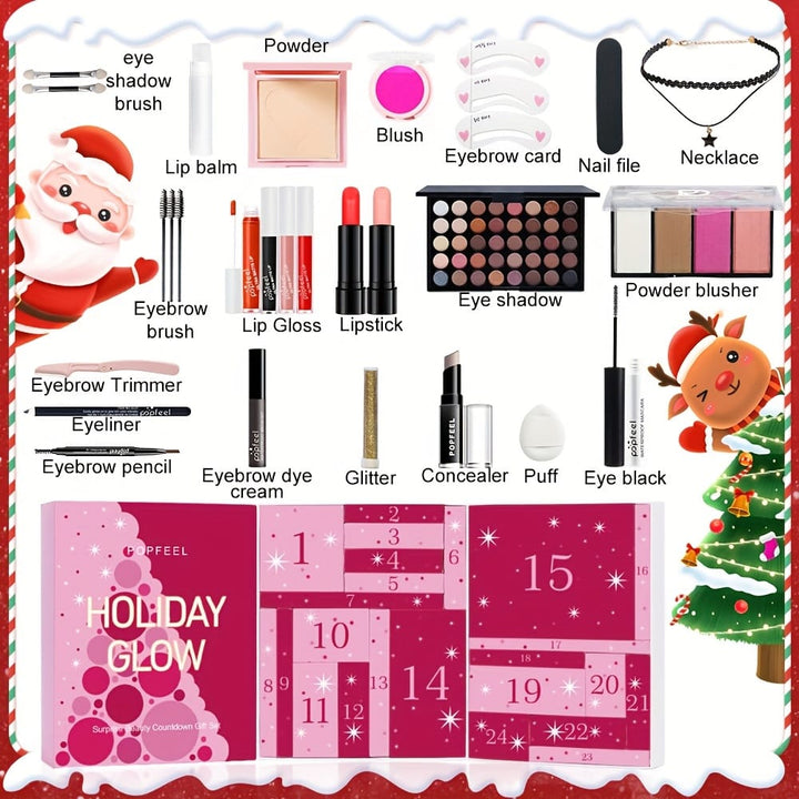 Popfeel Surprise Makeup Countdown Calendar Gift Set