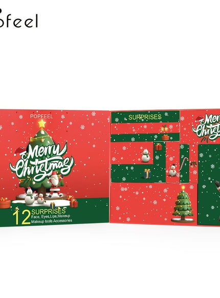 KissICON WOW004 Popfeel 12 Days Christmas Cosmetic Gift Set