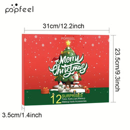 KissICON WOW004 Popfeel 12 Days Christmas Cosmetic Gift Set