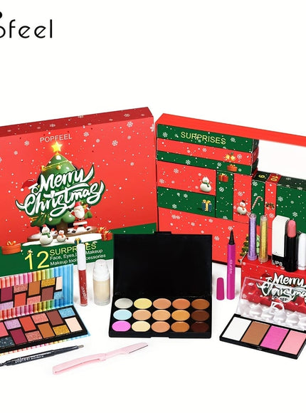 KissICON WOW004 Popfeel 12 Days Christmas Cosmetic Gift Set