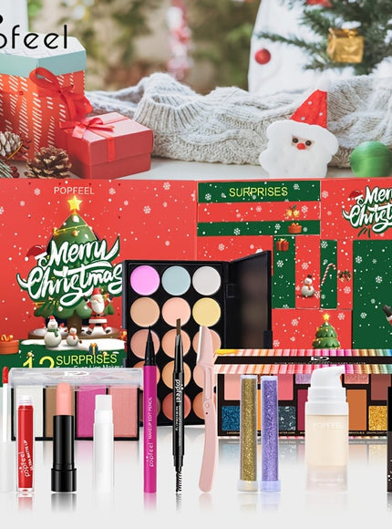 KissICON WOW004 Popfeel 12 Days Christmas Cosmetic Gift Set