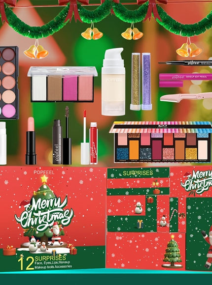 KissICON WOW004 Popfeel 12 Days Christmas Cosmetic Gift Set