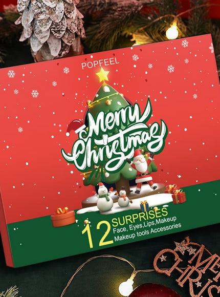 KissICON WOW004 Popfeel 12 Days Christmas Cosmetic Gift Set