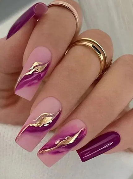 KissICON X-0294 KissIcon French Nails Press On Nails - 3D