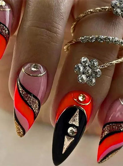 KissICON X-0294 KissIcon French Nails Press On Nails - 3D