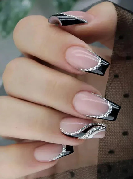 KissICON X-0294 KissIcon French Nails Press On Nails - 3D