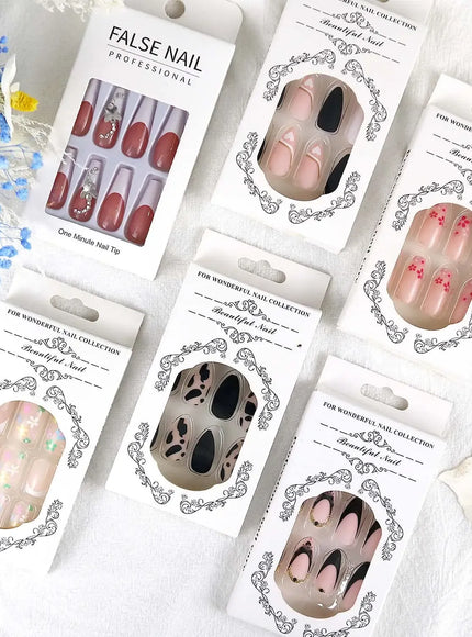 KissICON X-0294 KissIcon French Nails Press On Nails - 3D