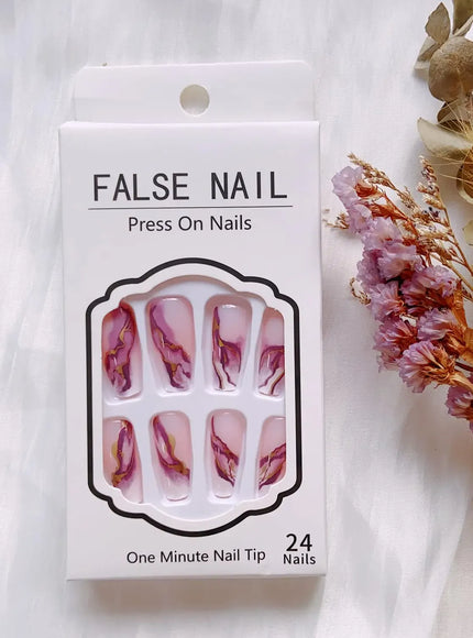 KissICON X-0294 KissIcon French Nails Press On Nails - 3D
