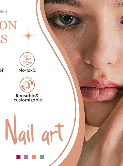 KissICON X-0294 KissIcon French Nails Press On Nails - 3D