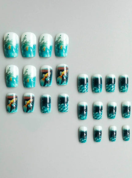 KissICON X-0294 KissIcon French Nails Press On Nails - 3D